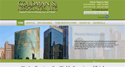 Desktop Screenshot of goldmanlegalhelp.com